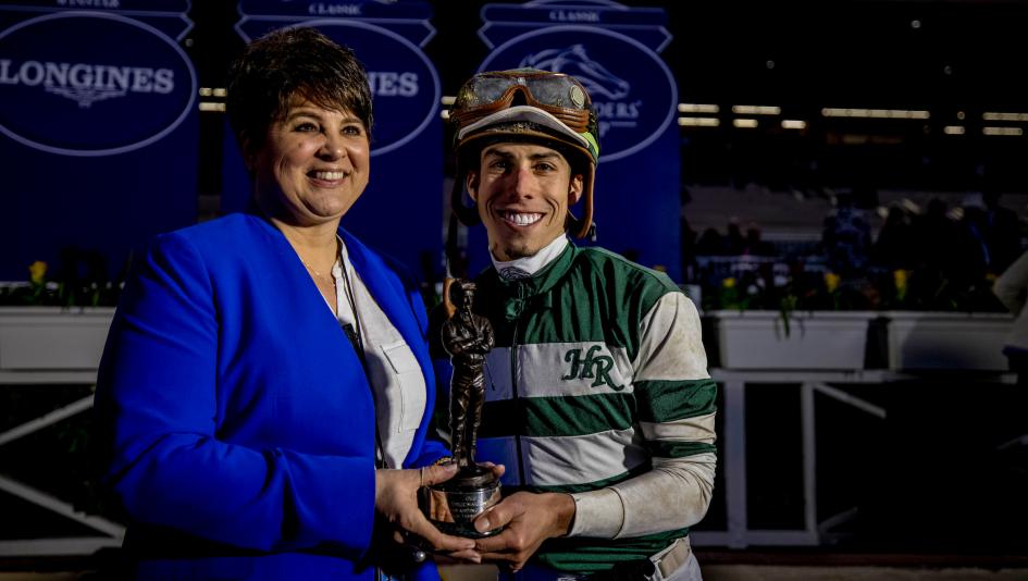 Dora Delgado, Irad Ortiz Jr., Breeders' Cup Limited, Women in Racing, StarLadies Racing, Challenge Series, Del Mar, America's Best Racing, horse racing, ABR